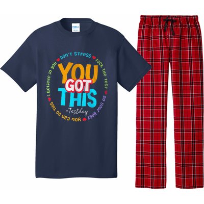 Test Day Rock The Test Teacher Te Day You Got This Pajama Set