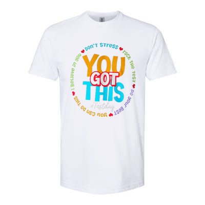 Test Day Rock The Test Teacher Te Day You Got This Softstyle CVC T-Shirt