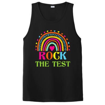 Test Day Rock The Test Teacher Testing Day Rainbow Teacher PosiCharge Competitor Tank