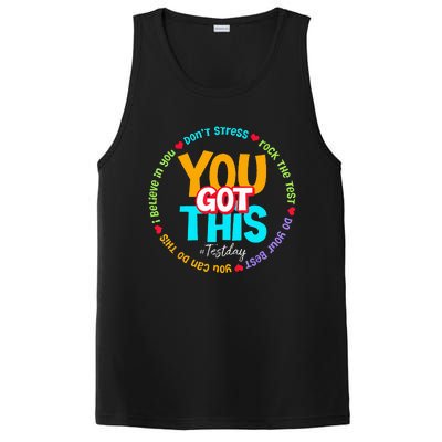 Test Day Rock The Test Teacher Testing Day You Got This PosiCharge Competitor Tank