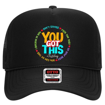 Test Day Rock The Test Teacher Testing Day You Got This Trucker Hat