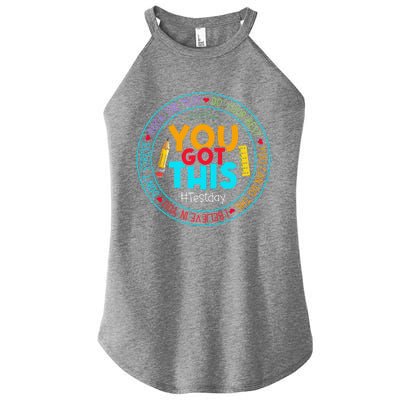 Test Day Rock The Test Teacher Testing Day You Got This Women’s Perfect Tri Rocker Tank