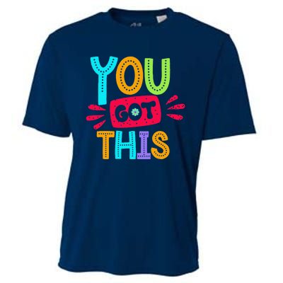 Test Day Rock The Test Teacher Testing Day You Got This Cooling Performance Crew T-Shirt