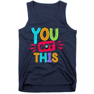 Test Day Rock The Test Teacher Testing Day You Got This Tank Top