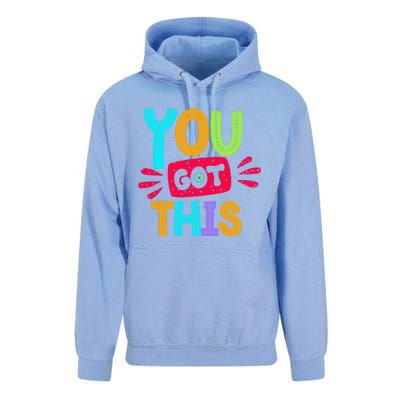 Test Day Rock The Test Teacher Testing Day You Got This Unisex Surf Hoodie