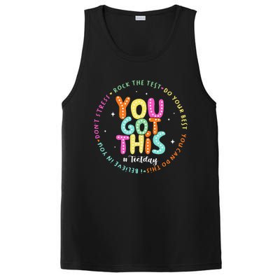 Test Day Rock The Test Teacher Testing Day You Got This PosiCharge Competitor Tank