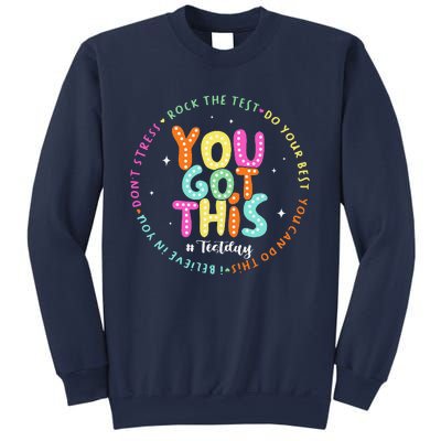 Test Day Rock The Test Teacher Testing Day You Got This Sweatshirt