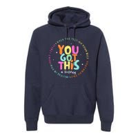 Test Day Rock The Test Teacher Testing Day You Got This Premium Hoodie