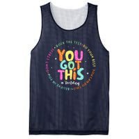 Test Day Rock The Test Teacher Testing Day You Got This Mesh Reversible Basketball Jersey Tank