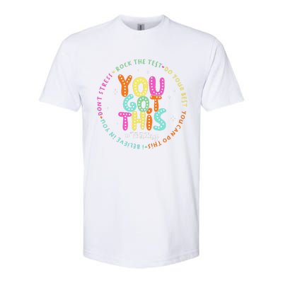 Test Day Rock The Test Teacher Testing Day You Got This Softstyle CVC T-Shirt