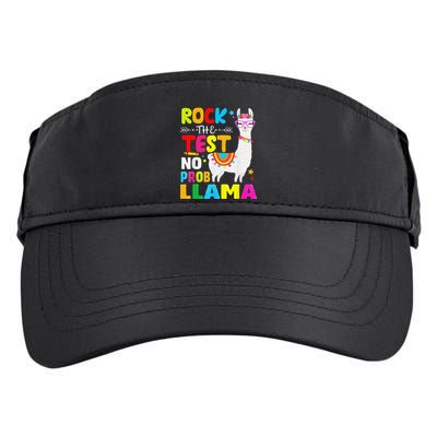 Testing Day Rock The Test Teaching No Prob Llama Teacher Adult Drive Performance Visor