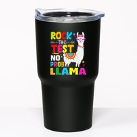 Testing Day Rock The Test Teaching No Prob Llama Teacher Tumbler