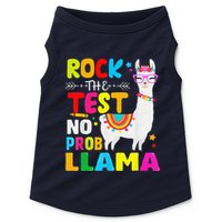 Testing Day Rock The Test Teaching No Prob Llama Teacher Doggie Tank