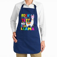 Testing Day Rock The Test Teaching No Prob Llama Teacher Apron