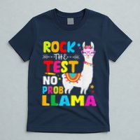 Testing Day Rock The Test Teaching No Prob Llama Teacher T-Shirt
