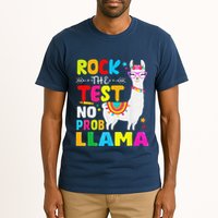 Testing Day Rock The Test Teaching No Prob Llama Teacher Tall T-Shirt
