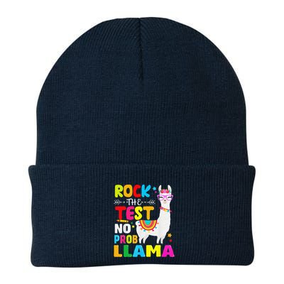 Testing Day Rock The Test Teaching No Prob Llama Teacher Beanie