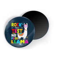 Testing Day Rock The Test Teaching No Prob Llama Teacher Magnet