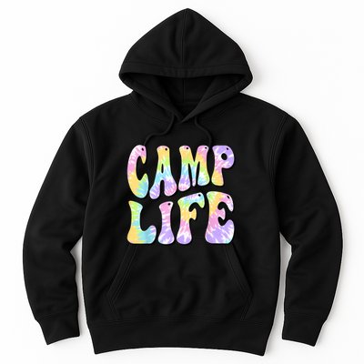 Tie Die Retro Camping Summer For Girl Summer Camp Life Gift Hoodie