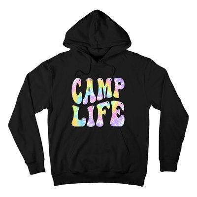 Tie Die Retro Camping Summer For Girl Summer Camp Life Gift Hoodie