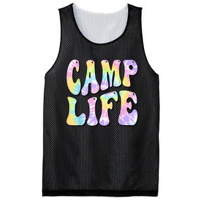 Tie Die Retro Camping Summer For Girl Summer Camp Life Gift Mesh Reversible Basketball Jersey Tank