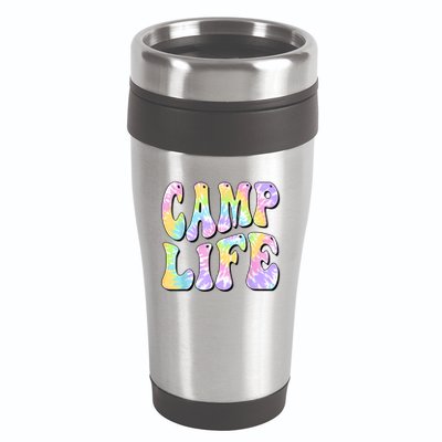 Tie Die Retro Camping Summer For Girl Summer Camp Life Gift 16oz Travel Tumbler