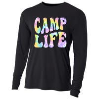 Tie Die Retro Camping Summer For Girl Summer Camp Life Gift Cooling Performance Long Sleeve Crew