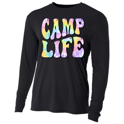 Tie Die Retro Camping Summer For Girl Summer Camp Life Gift Cooling Performance Long Sleeve Crew