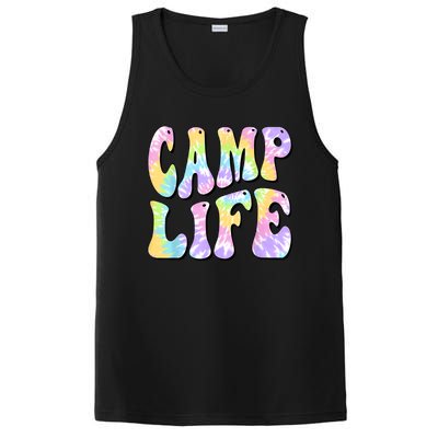 Tie Die Retro Camping Summer For Girl Summer Camp Life Gift PosiCharge Competitor Tank