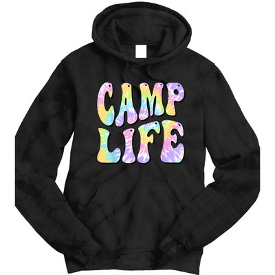 Tie Die Retro Camping Summer For Girl Summer Camp Life Gift Tie Dye Hoodie