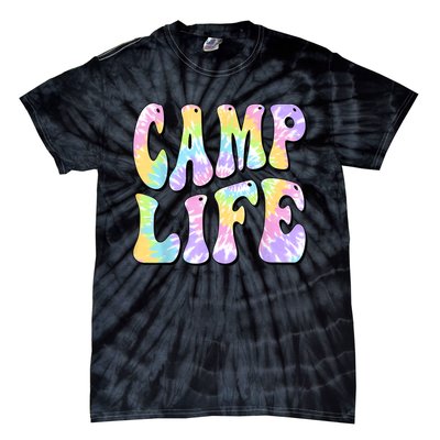 Tie Die Retro Camping Summer For Girl Summer Camp Life Gift Tie-Dye T-Shirt