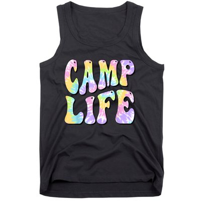 Tie Die Retro Camping Summer For Girl Summer Camp Life Gift Tank Top