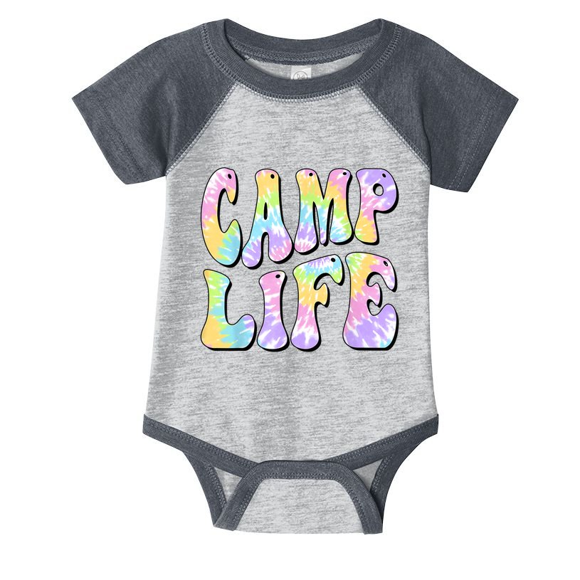 Tie Die Retro Camping Summer For Girl Summer Camp Life Gift Infant Baby Jersey Bodysuit