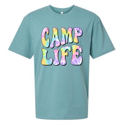 Tie Die Retro Camping Summer For Girl Summer Camp Life Gift Sueded Cloud Jersey T-Shirt