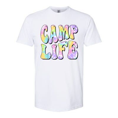 Tie Die Retro Camping Summer For Girl Summer Camp Life Gift Softstyle CVC T-Shirt