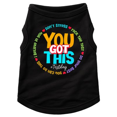 Test Day Rock The Test Testing Day You Got This  Doggie Tank