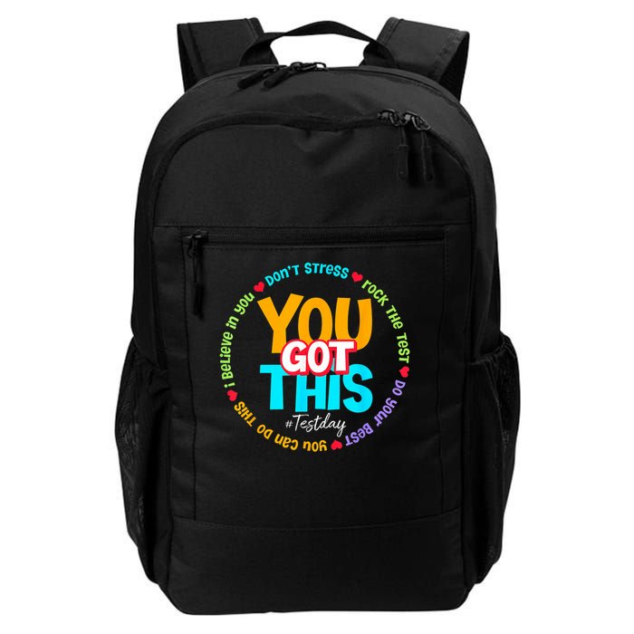 Test Day Rock The Test Testing Day You Got This  Backpack
