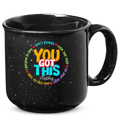 Test Day Rock The Test Testing Day You Got This  15oz Campfire Ceramic Mug
