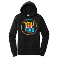 Test Day Rock The Test Testing Day You Got This  Women's Pullover Hoodie