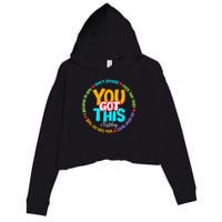 Test Day Rock The Test Testing Day You Got This  Crop Fleece Hoodie