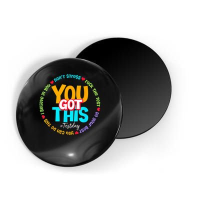 Test Day Rock The Test Testing Day You Got This  Magnet