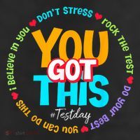 Test Day Rock The Test Testing Day You Got This  25L Jumbo Tote