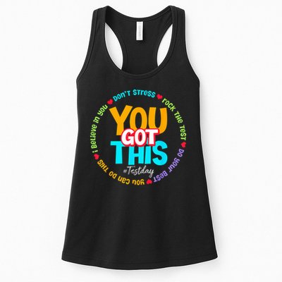 Test Day Rock The Test Testing Day You Got This  Womens Tank Top
