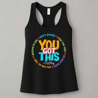Test Day Rock The Test Testing Day You Got This  Womens Tank Top