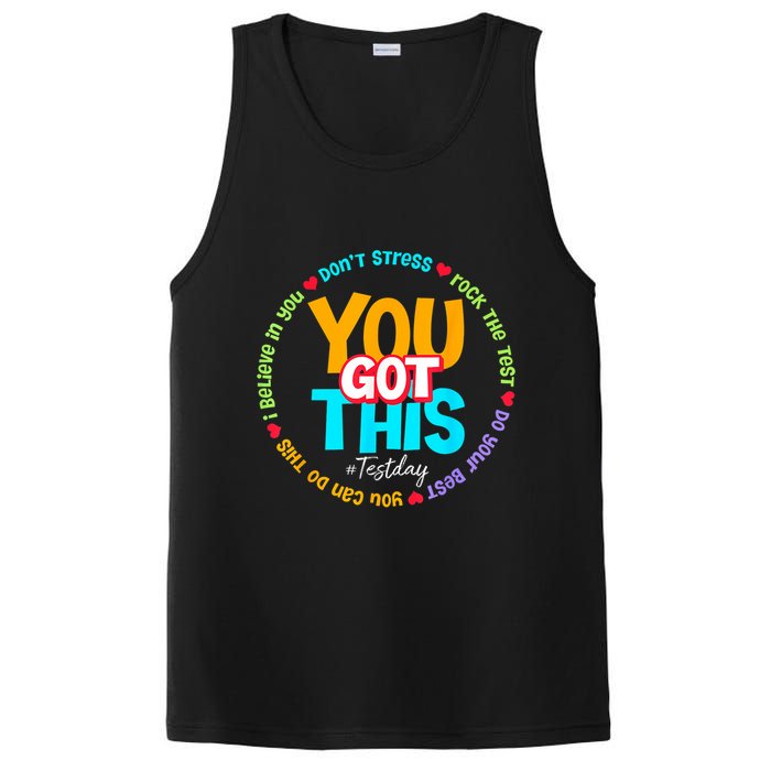 Test Day Rock The Test Testing Day You Got This  PosiCharge Competitor Tank