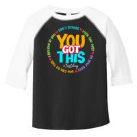 Test Day Rock The Test Testing Day You Got This  Toddler Fine Jersey T-Shirt