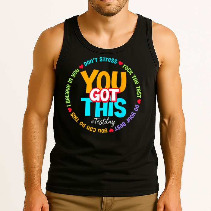 Test Day Rock The Test Testing Day You Got This  Tank Top
