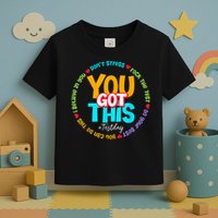 Test Day Rock The Test Testing Day You Got This  Toddler T-Shirt