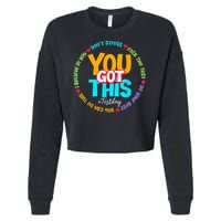 Test Day Rock The Test Testing Day You Got This  Cropped Pullover Crew