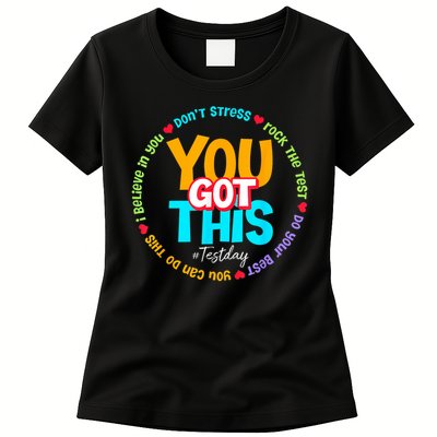Test Day Rock The Test Testing Day You Got This  Womens T-Shirt